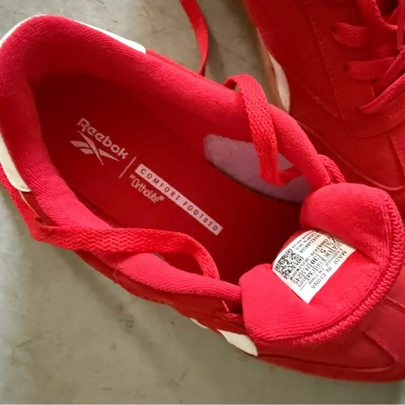 REEBOK Forte Lounger Women's Sneakers in Classic Red and White - Picture 6 of 9